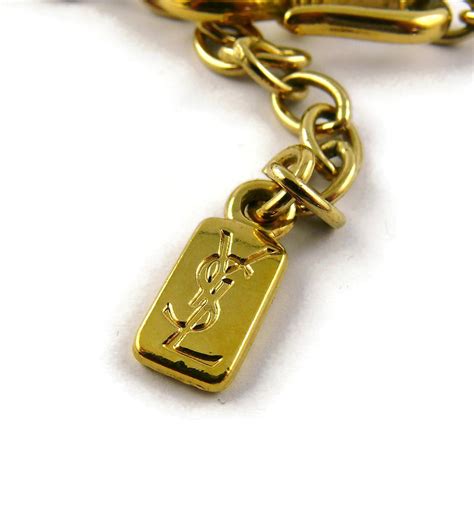 ysl padlock necklace|YSL signature necklace.